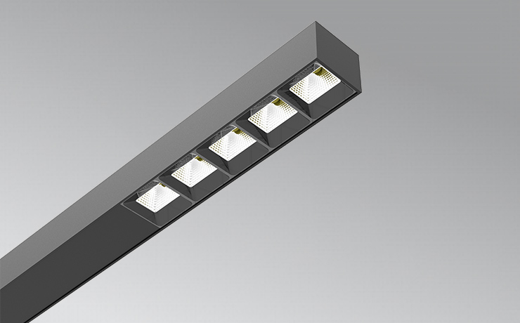 LED linear profile with reflectors