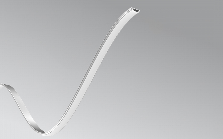LED Surface Mount Curved Aluminum Profile with Cover, 18*5.6mm