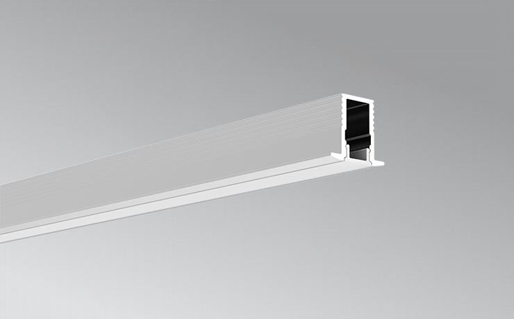 LED Recessed Linear Light Profile with Edge, 12.8*12mm