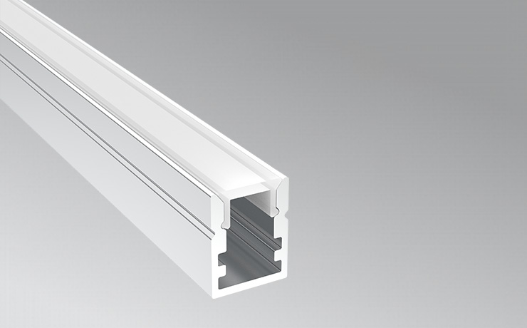 Surface-Mounted LED Aluminum Profile 10x13mm | Deep Design for Enhanced Light Output