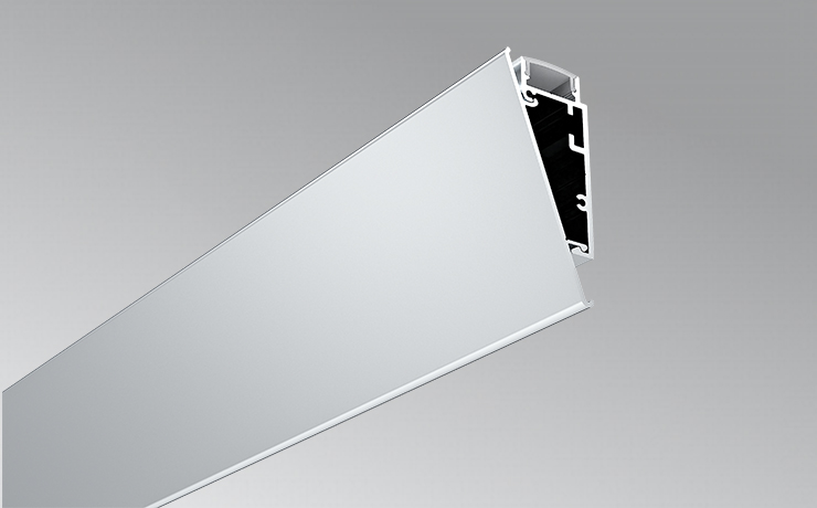LED channel for wall light with mounting profile