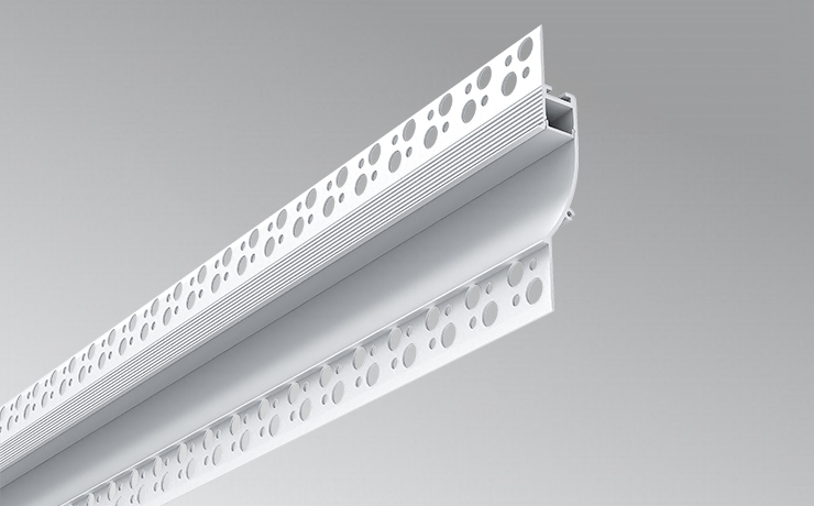 Trimless Recessed Alu Extrusion LED Profiles for drywall plaster