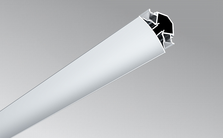 Aluminum LED extrusion for Two Sides Lighting Corner