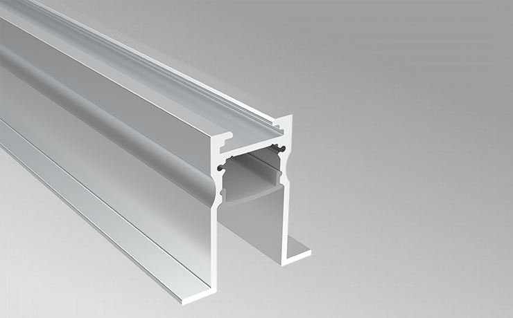 Recessed LED Strip Profiles With Low Glare Design