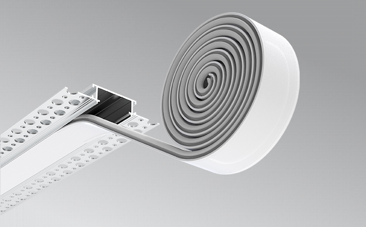 Drywall Recessed Light Profiles With 20M Flexible Diffusers