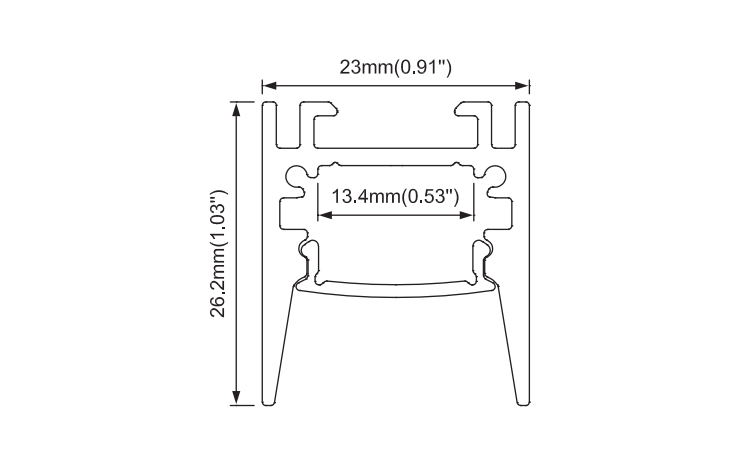 Black Island Pendant Light Channels With Anti Glare Design