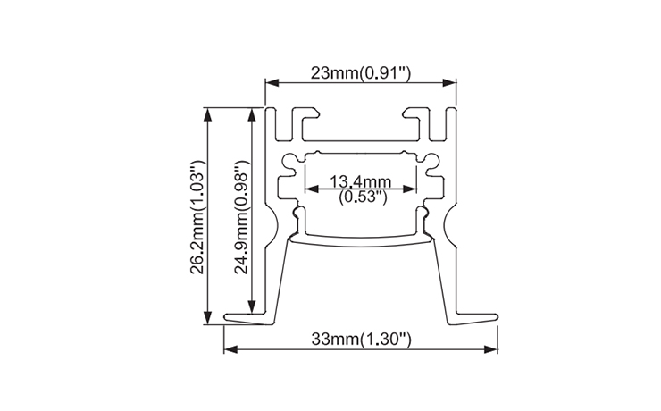 Black Recessed Anti-Glare Commercial LED Lighting Fixtures