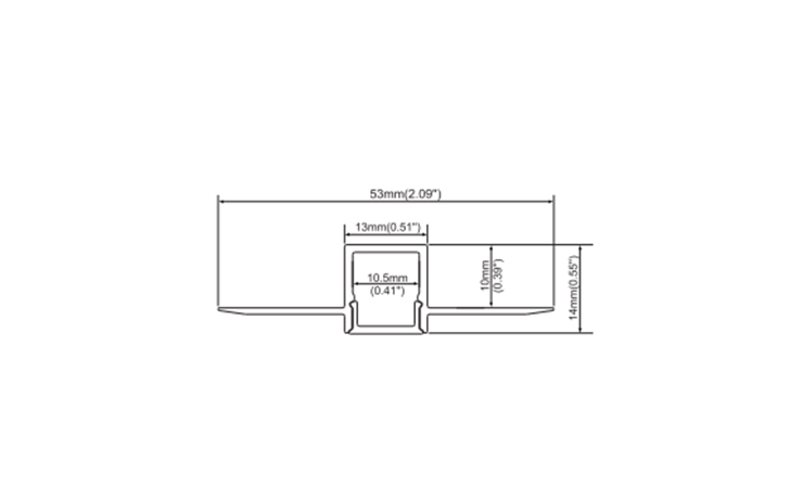 LED Drywall Channel For Trimless Recessed Lighting