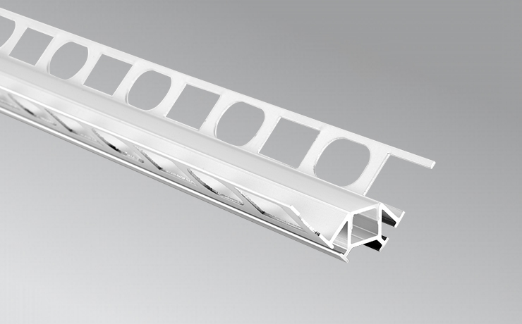 Tile Inside Corner Recessed LED Linear Light Profile